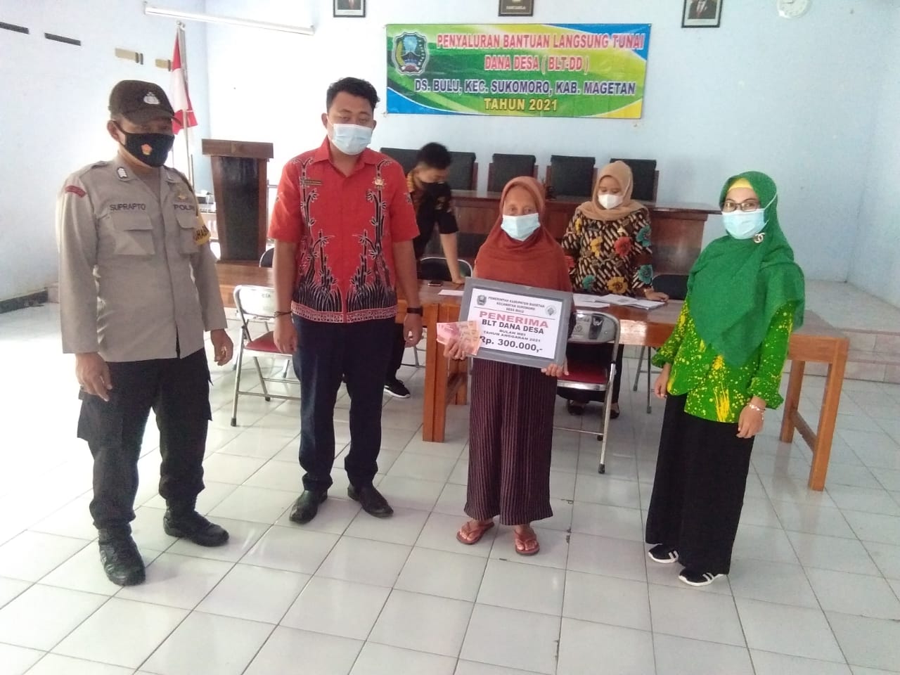 PENCAIRAN BLT-DD TAHAP 5 TAHUN 2021 DESA BULU