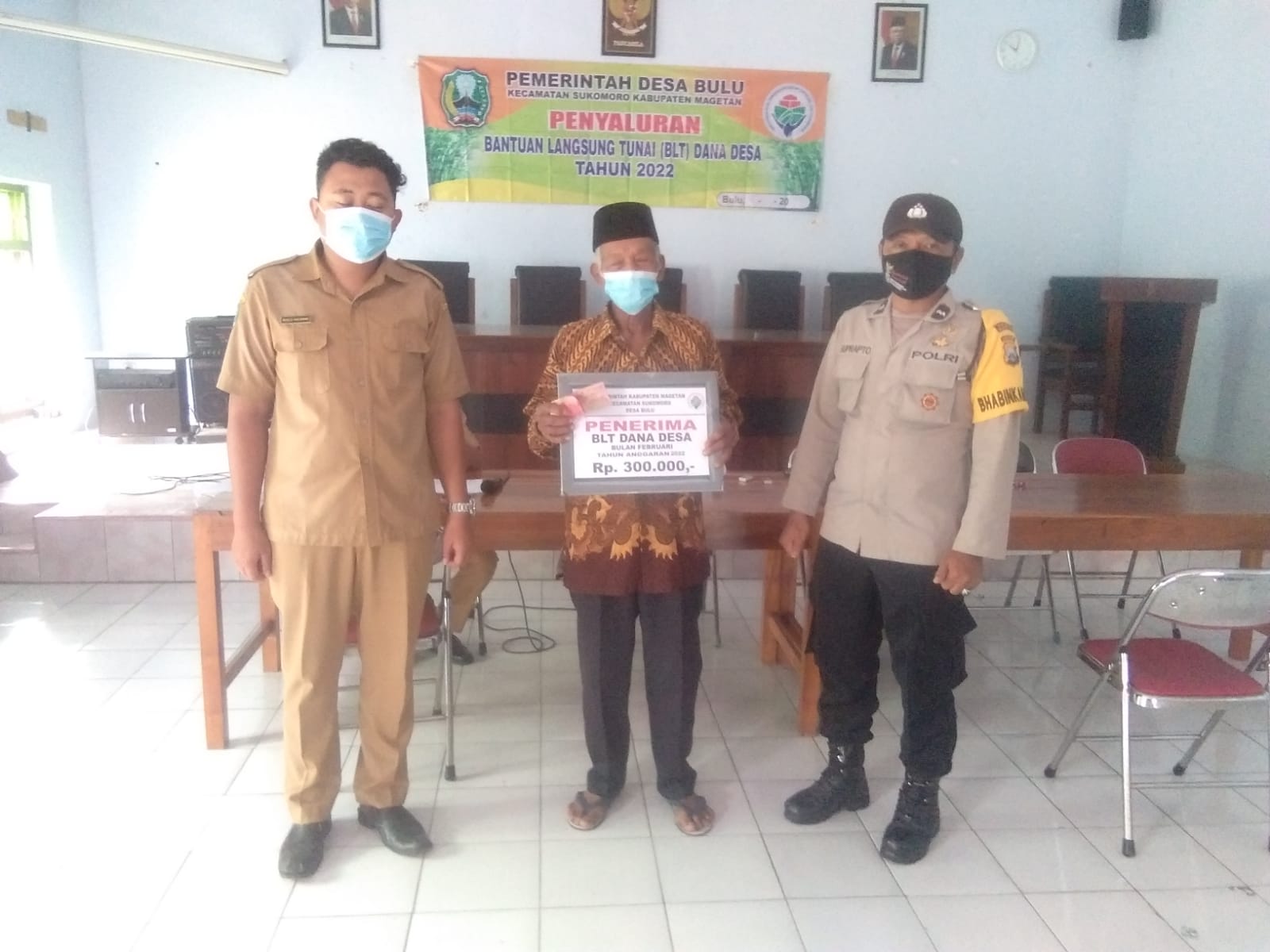 PENYALURAN BLT – DD TAHAP 2 DESA BULU TAHUN 2022