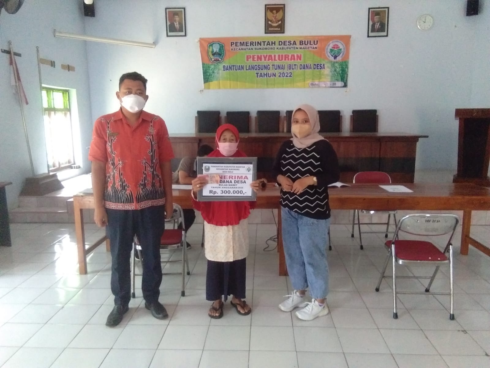 PENYALURAN BLT-DD TAHAP 3 DESA BULU TAHUN 2022